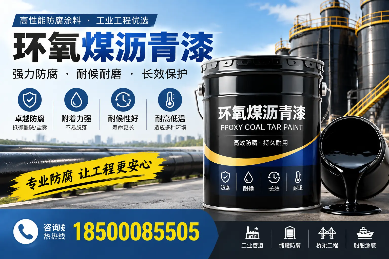 环氧煤沥青漆的施工方法与注意事项,确保在肇庆顺利完成